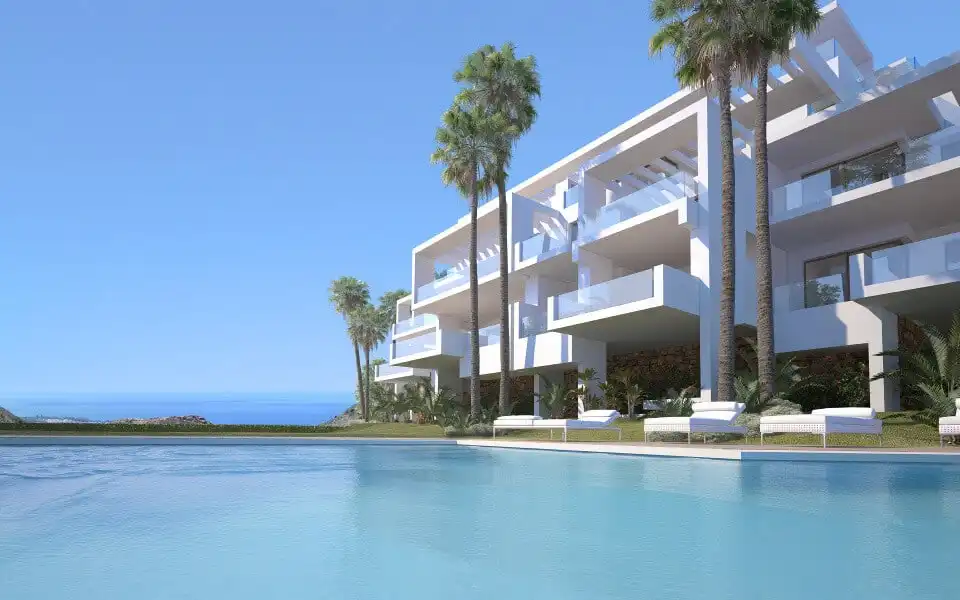 Exterior view of Flat for sale in Ojén  with Air Conditioner, Private garden and Terrace