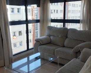 Living room of Apartment to rent in  Madrid Capital  with Air Conditioner, Heating and Private garden