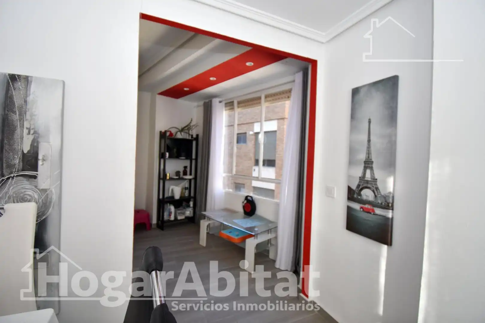 Living room of Flat for sale in Vila-real  with Air Conditioner, Heating and Furnished