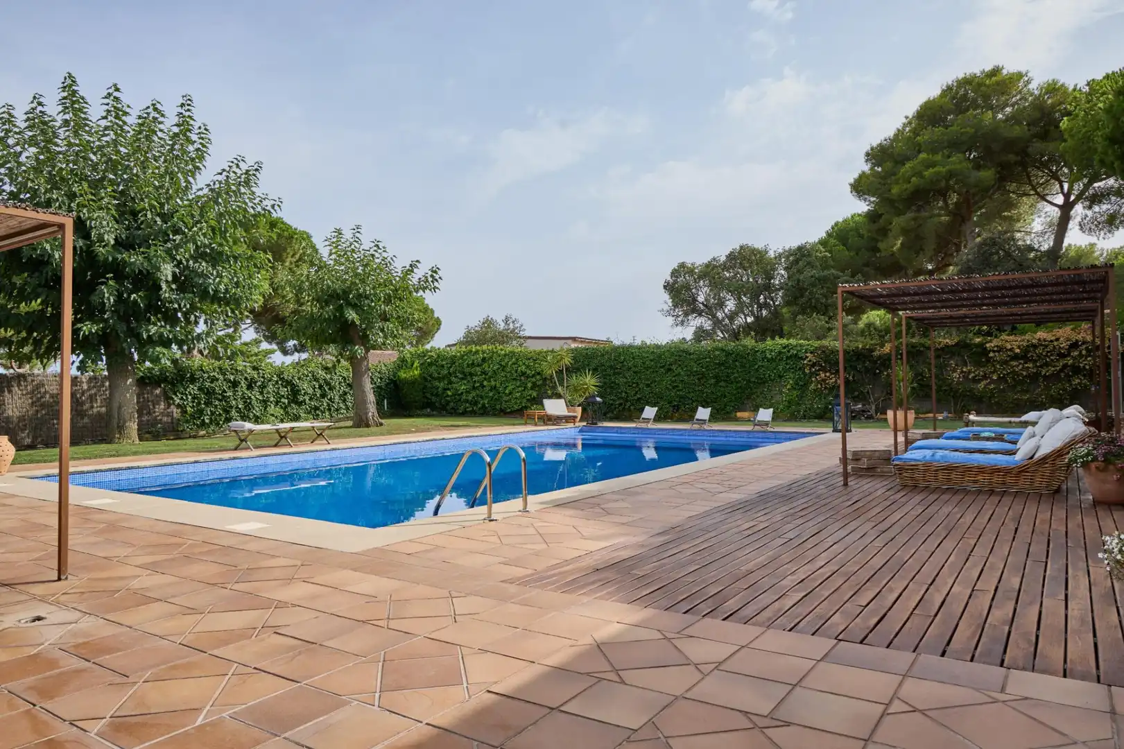Piscina de Casa o xalet en venda en Sant Andreu de Llavaneres amb Calefacció, Jardí privat i Terrassa