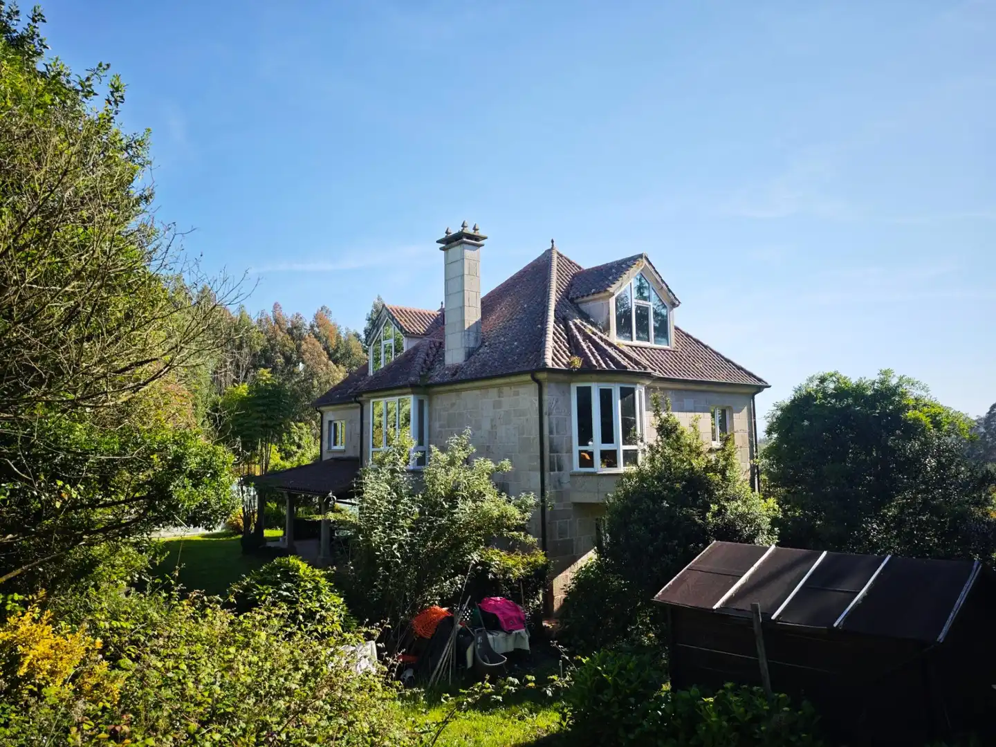 Exterior view of Houses for sale in Vilarmaior  with Heating, Private garden and Storage room