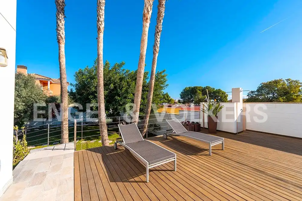 Terrace of Houses for sale in Sant Joan d'Alacant  with Air Conditioner, Private garden and Terrace
