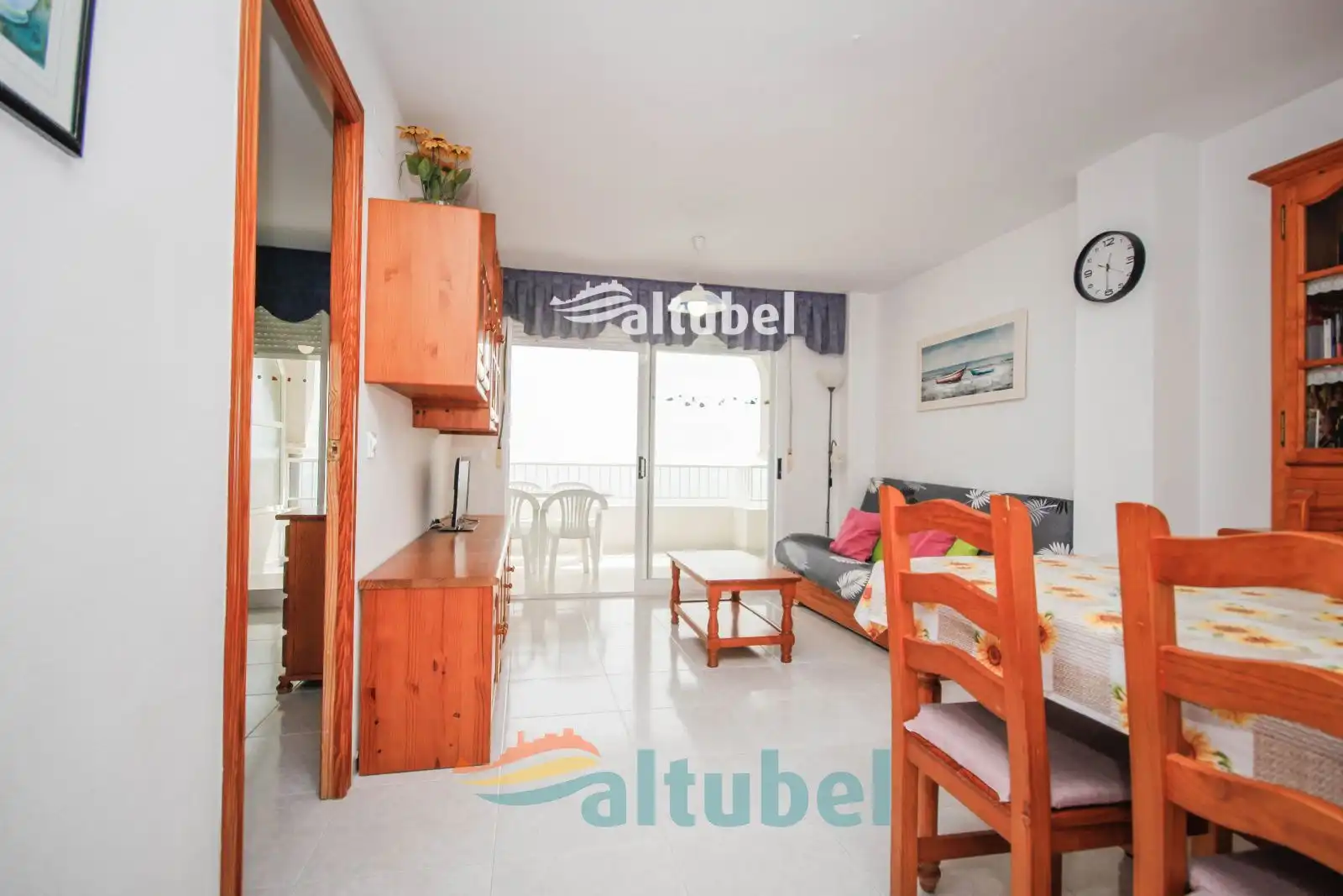 Habitación de Apartamento en venta en Peñíscola / Peníscola con Terraza, Piscina y Amueblado