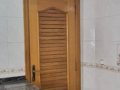 Badezimmer von Wohnung zur Miete in L'Olleria mit Abstellraum, Möbliert und Balkon