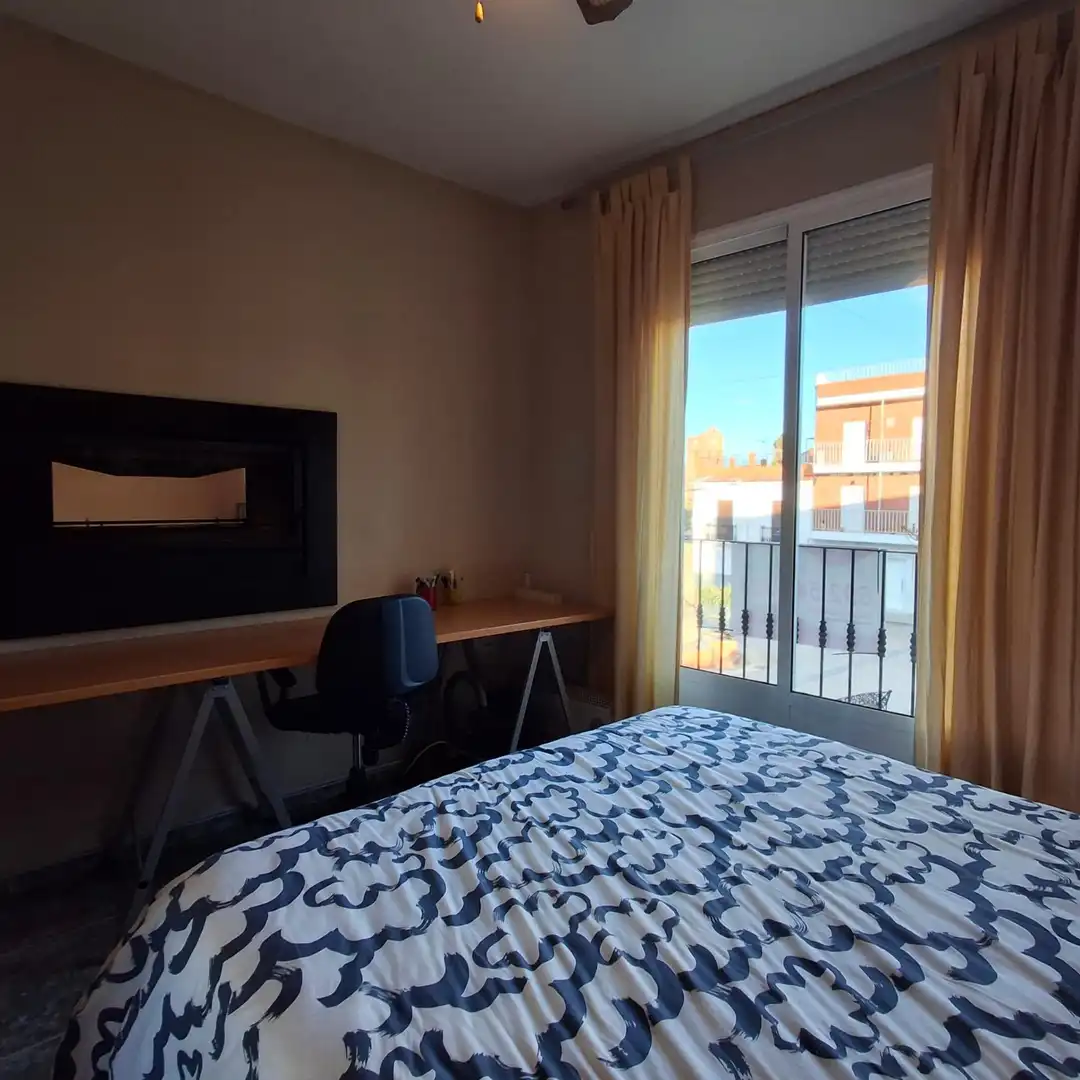 Bedroom of Flat for sale in Fondón  with Air Conditioner, Private garden and Furnished