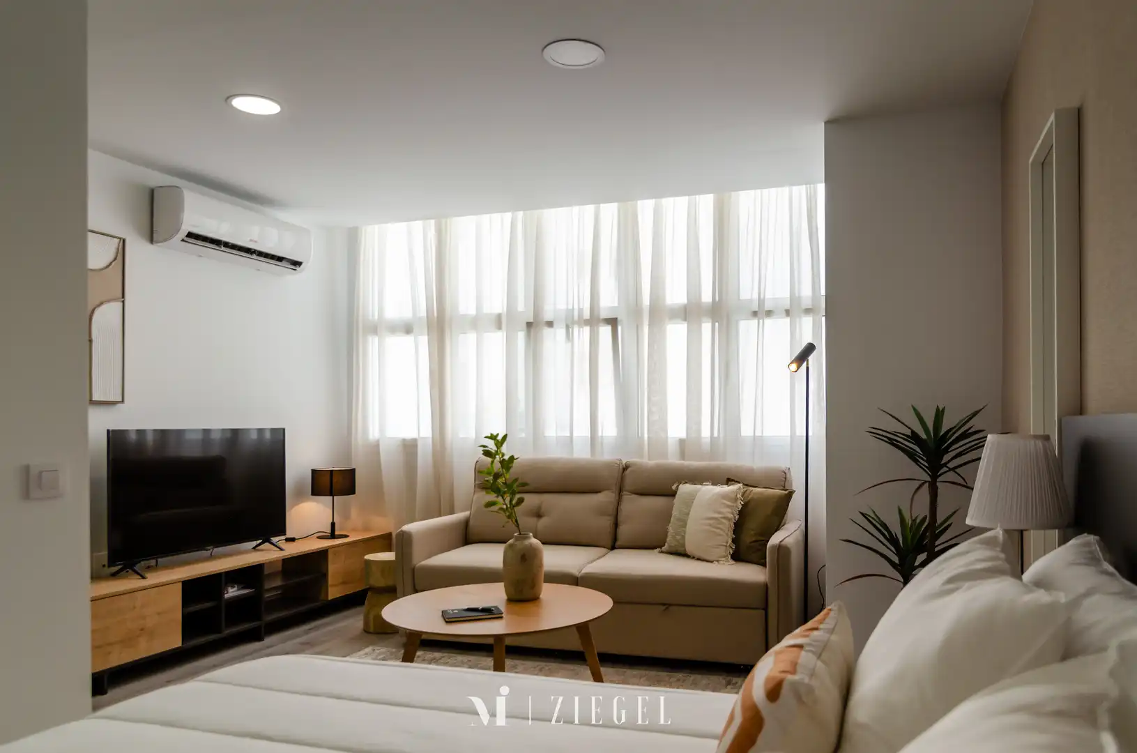 Living room of Flat for rent in Las Palmas de Gran Canaria  with Air Conditioner and Furnished