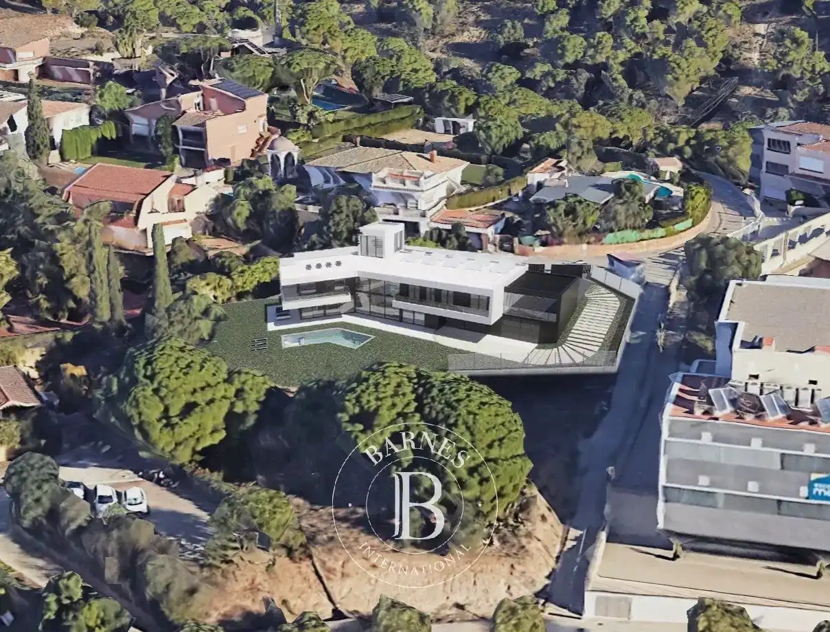 Vista exterior de Casa o chalet en venta en Mataró con Aire acondicionado, Calefacción y Jardín privado