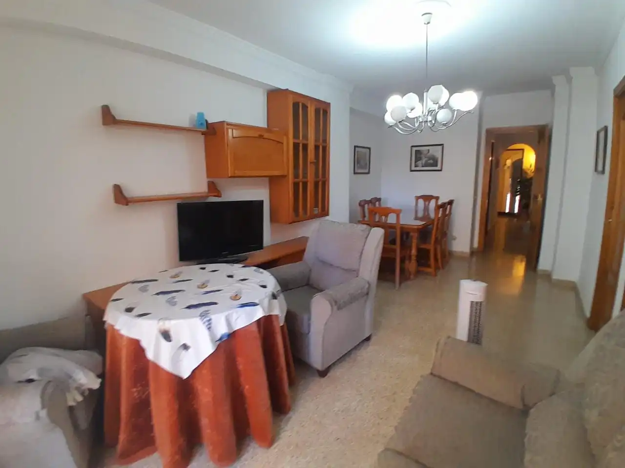 Living room of Flat for rent in Granada  with Terrace and Furnished