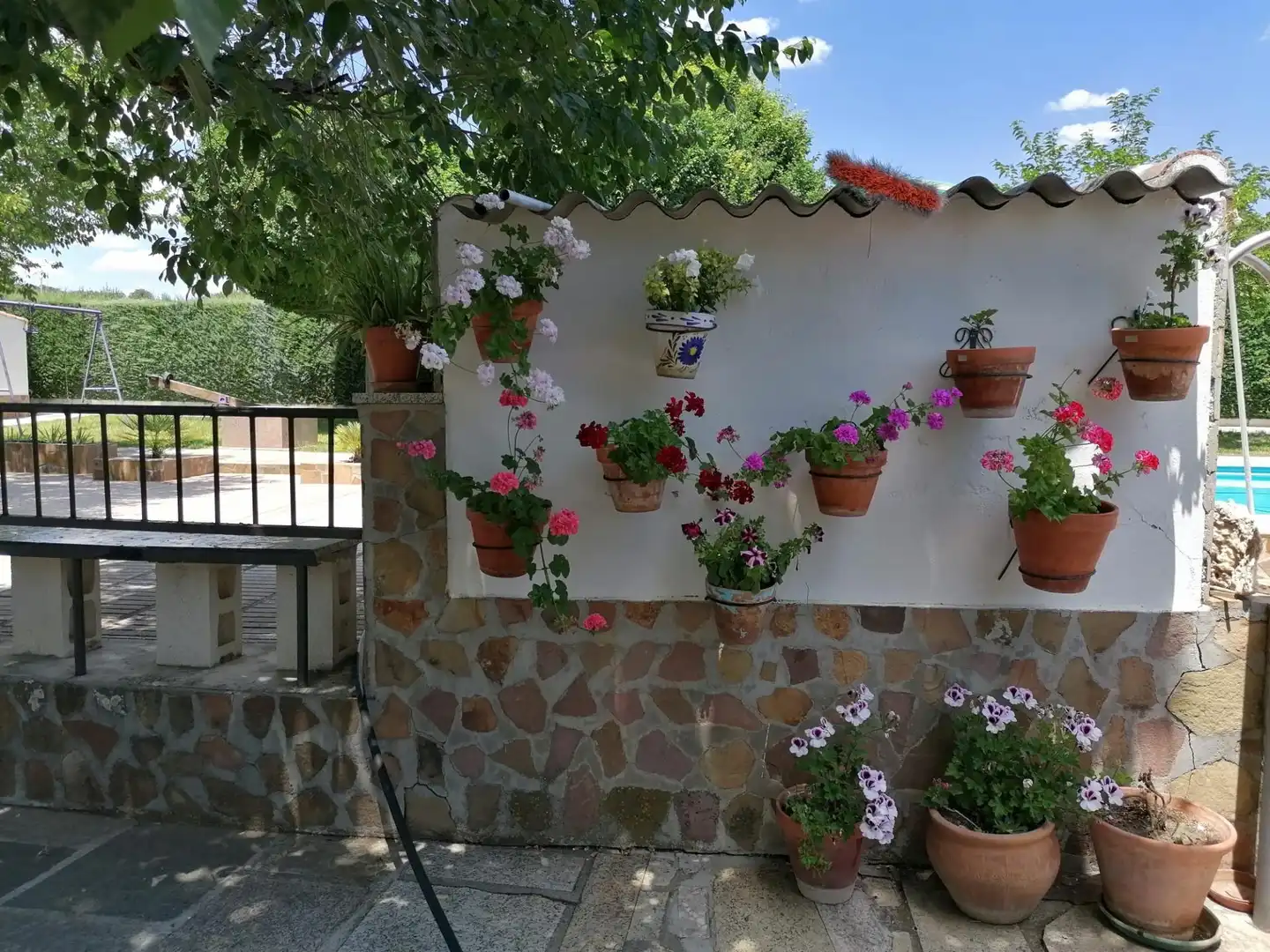 Terraza de Casa o chalet en venta en Brazatortas con Aire acondicionado, Calefacción y Jardín privado