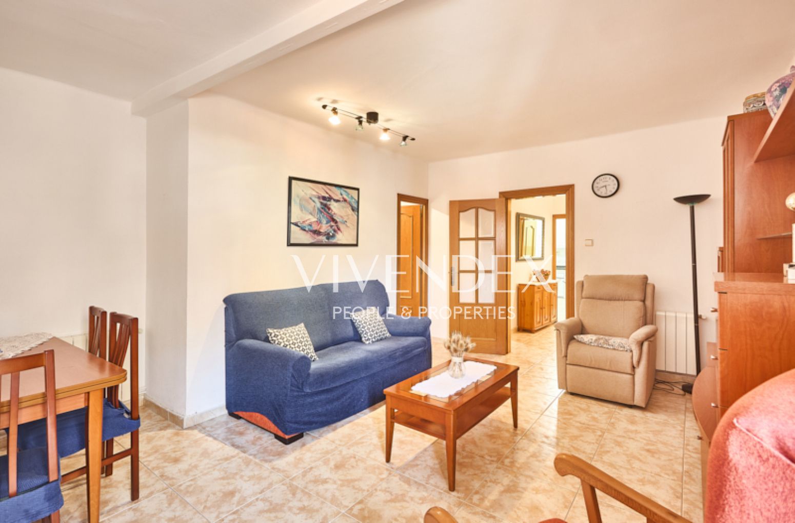 Living room of Flat for sale in Esplugues de Llobregat  with Heating and Balcony