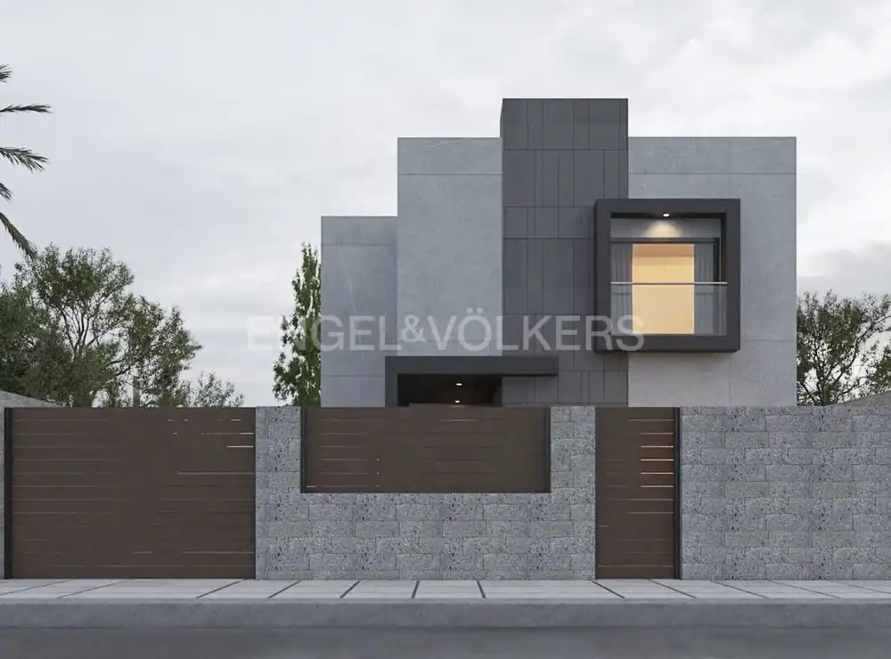 Exterior view of Detached homes for sale in Fuente El Saz de Jarama  with Air Conditioner, Heating and Private garden