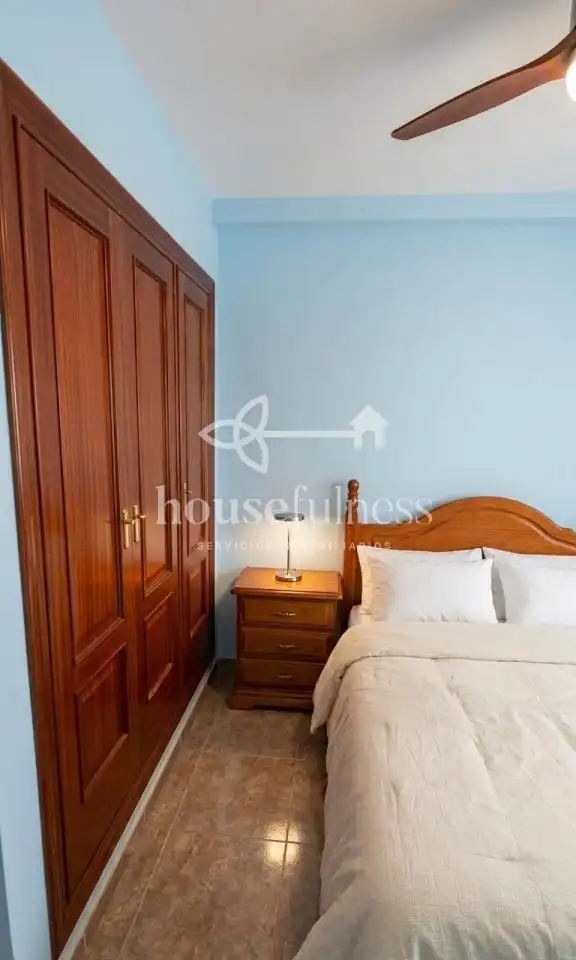 Bedroom of Flat for sale in Valdoviño  with Heating, Terrace and Storage room