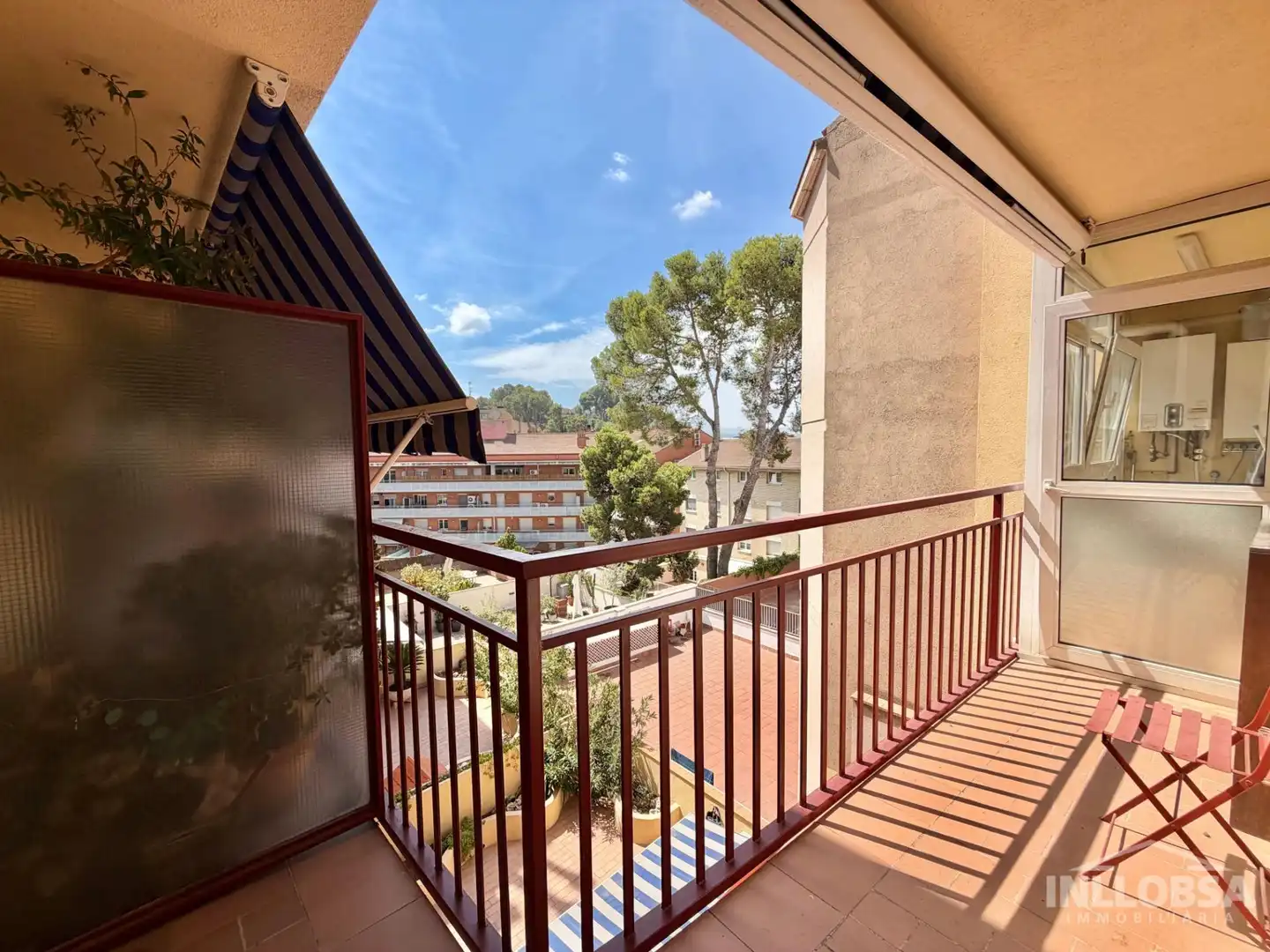 Terraza de Piso de alquiler en Manresa con Aire acondicionado, Calefacción y Parquet