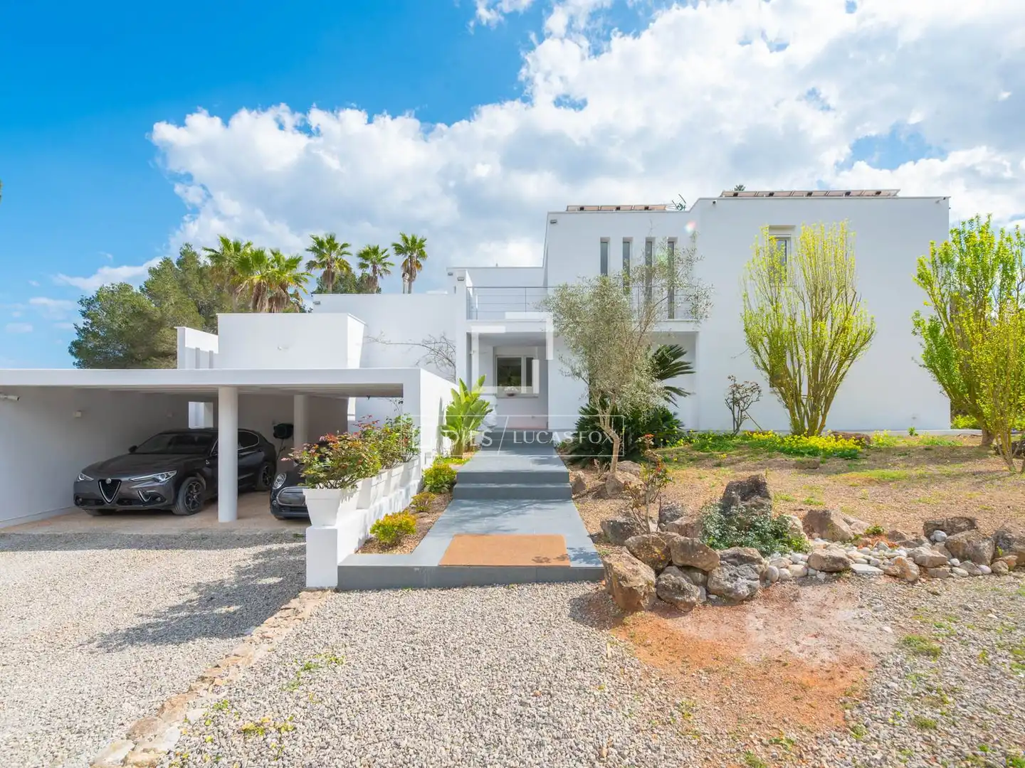 Exterior view of Houses for sale in Santa Eulària des Riu  with Air Conditioner, Heating and Terrace