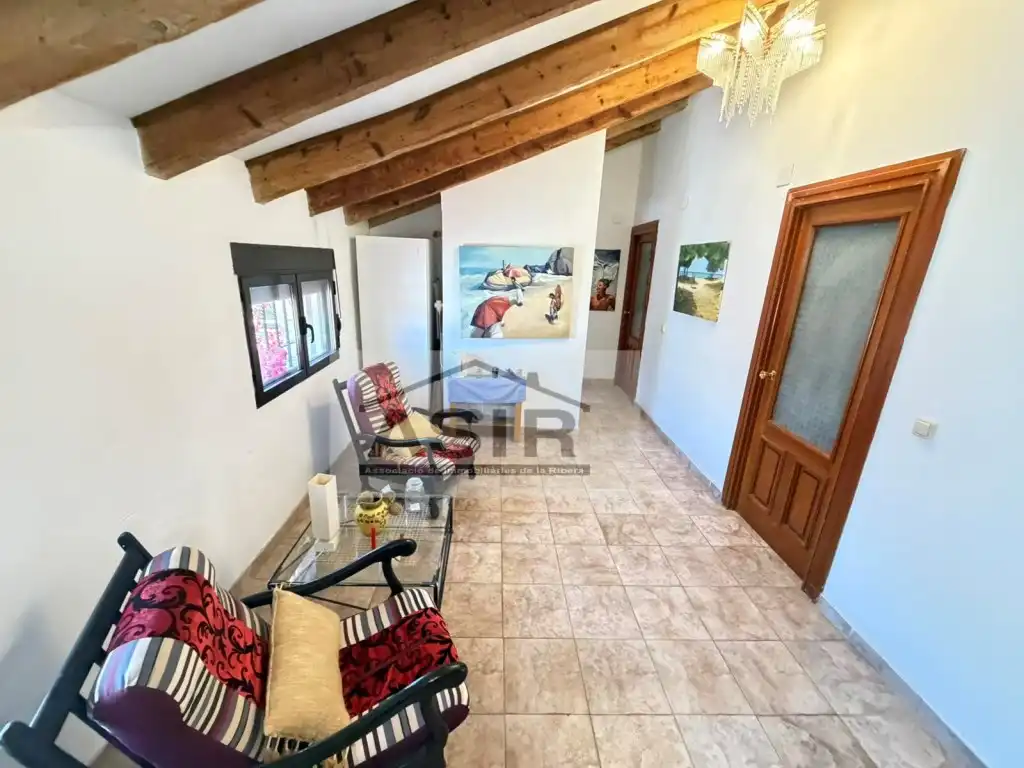 Sala de estar de Casa o chalet en venta en Alzira con Terraza y Piscina