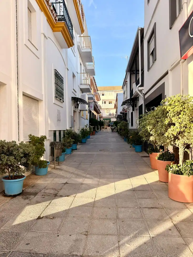Vista exterior de Casa adosada en venda en Mijas