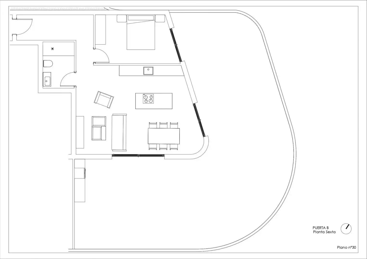 Apartamento con piscina en venta en Zona Pueblo, imagen 3