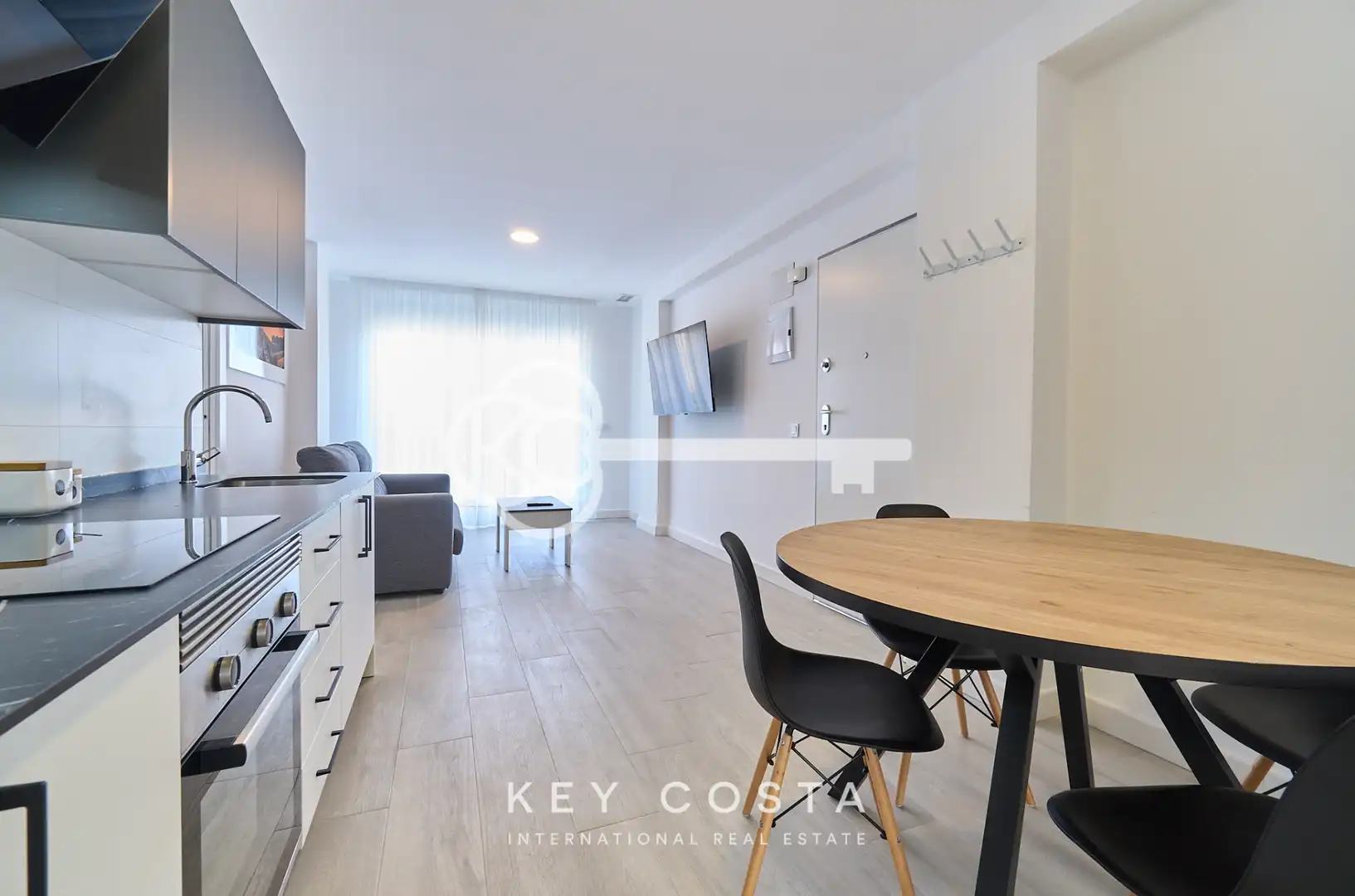 Sala de estar de Piso en venta en Alicante / Alacant con Aire acondicionado, Terraza y Amueblado