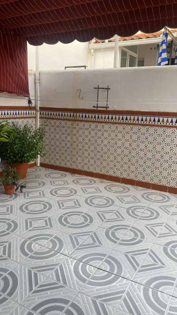 Jardín de Casa adosada en venta en Almendralejo con Aire acondicionado, Terraza y Trastero