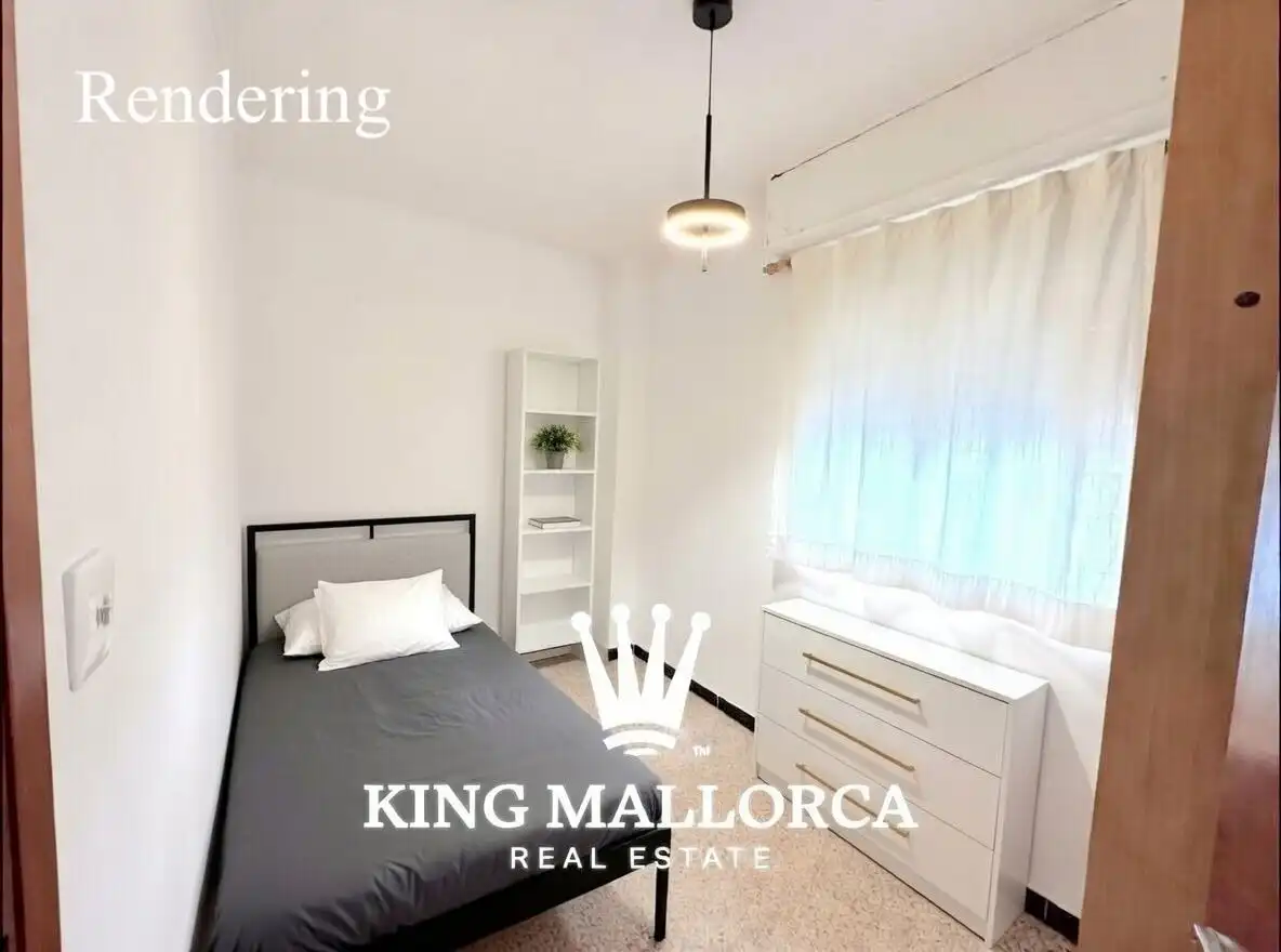 Bedroom of Flat for sale in  Palma de Mallorca  with Air Conditioner, Heating and Terrace
