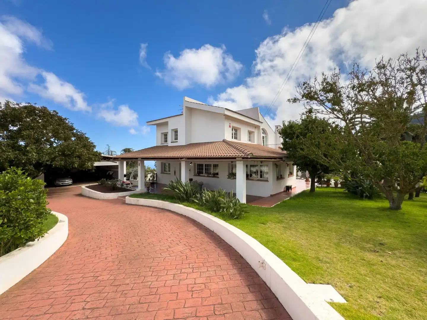 Vista exterior de Casa o chalet en venta en El Rosario con Calefacción, Jardín privado y Terraza