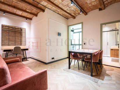 Living room of Flat for sale in  Barcelona Capital