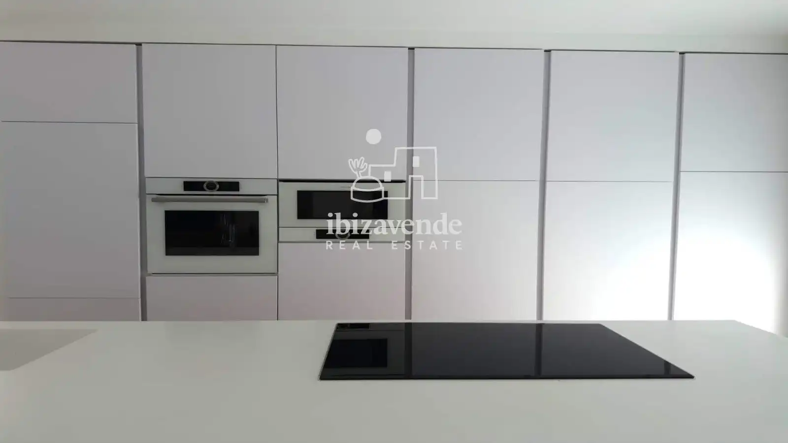 Cocina de Casa o chalet de alquiler en Santa Eulària des Riu con Aire acondicionado, Calefacción y Piscina