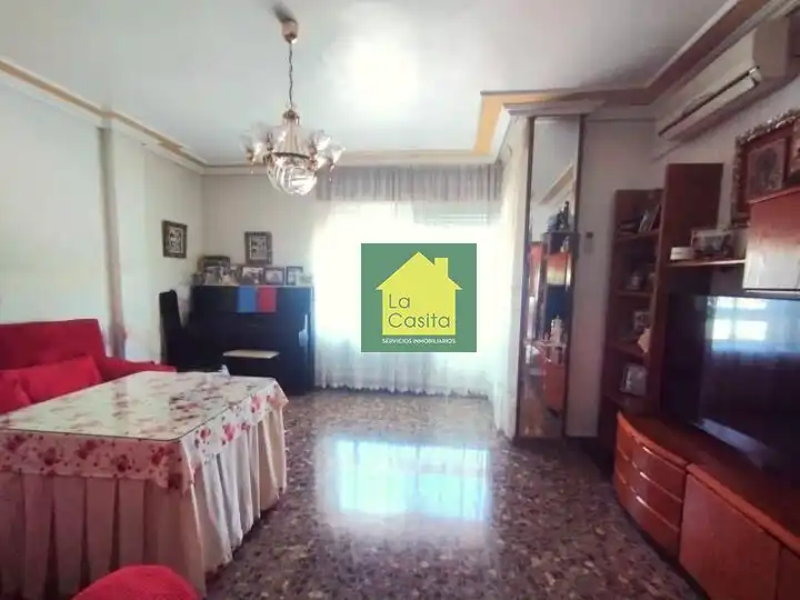 Sala de estar de Piso en venta en Albacete con Jardín privado, Terraza y Trastero