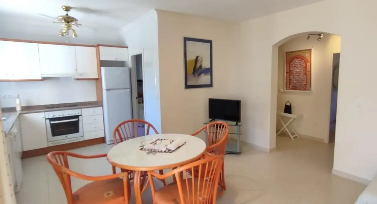 Dining room of Apartments for sale in Pedreguer  with Air Conditioner, Terrace and Furnished