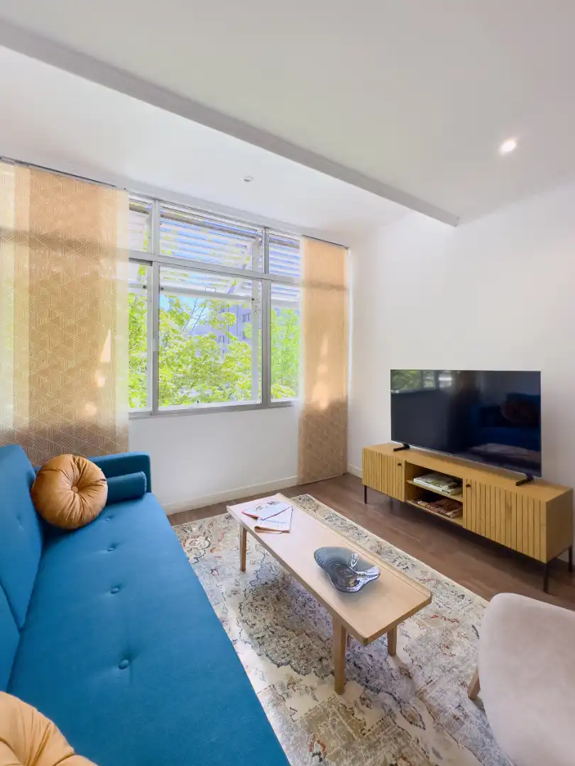 Living room of Apartments for rent in Madrid  with Air Conditioner, Heating and Furnished