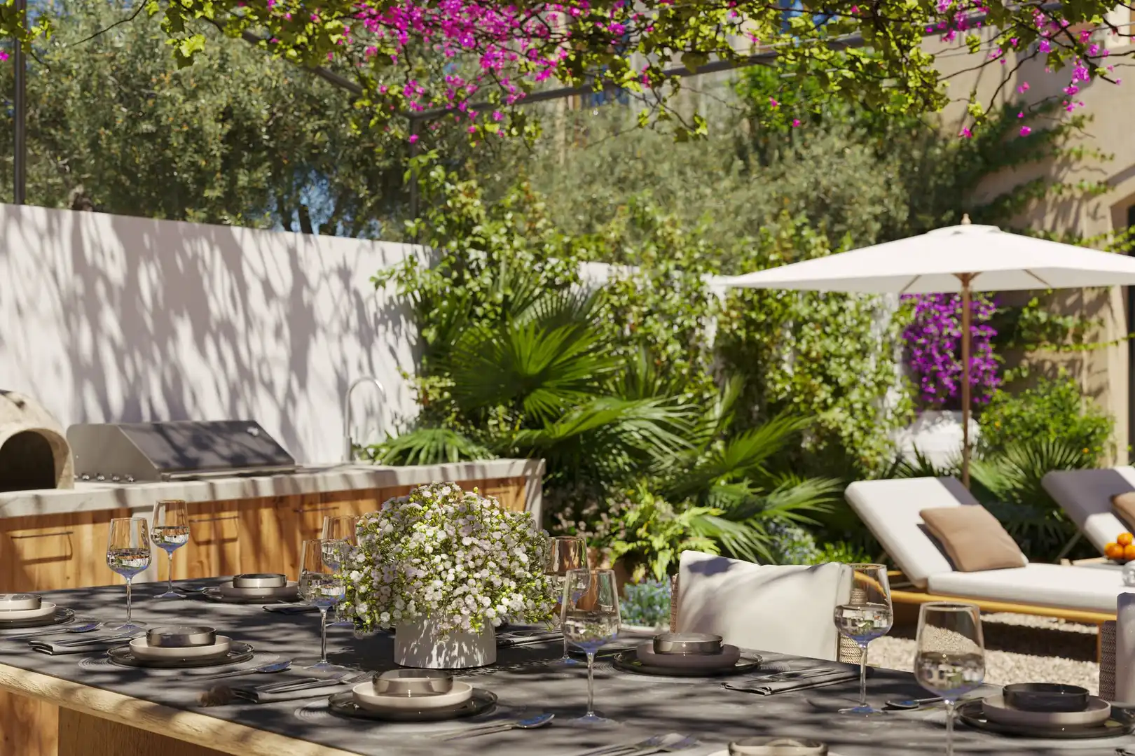 Terraza de Casa adosada en venta en Santa María del Camí con Terraza