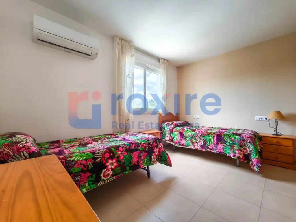 Schlafzimmer von Maisonette zur Miete in Sant Josep de sa Talaia mit Klimaanlage, Terrasse und Möbliert