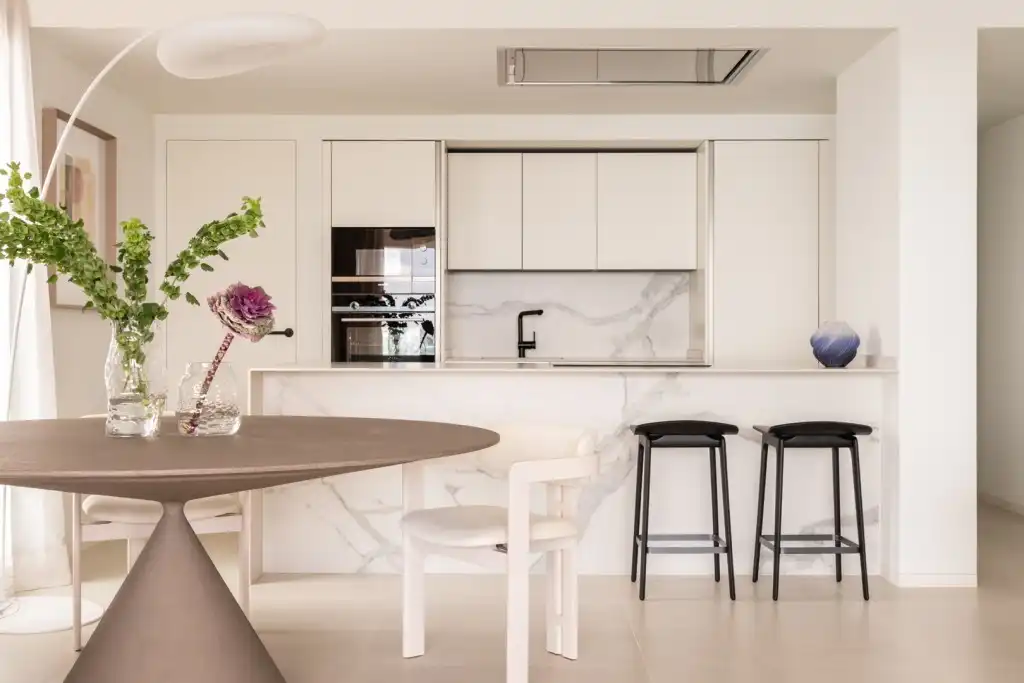 Küche von Wohnungen zum Verkauf in  Palma de Mallorca mit Klimaanlage, Heizung und Terrasse