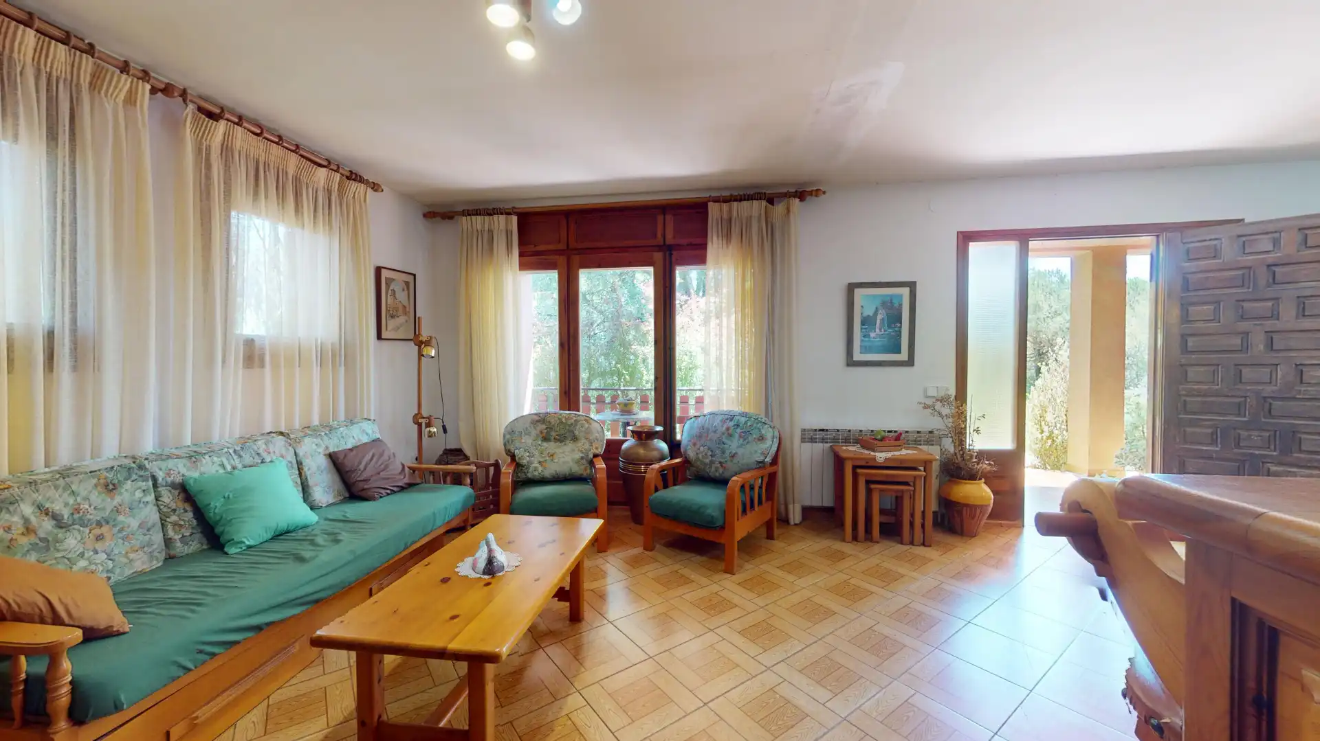 Sala d'estar de Casa o xalet en venda en Prades amb Calefacció, Jardí privat i Terrassa
