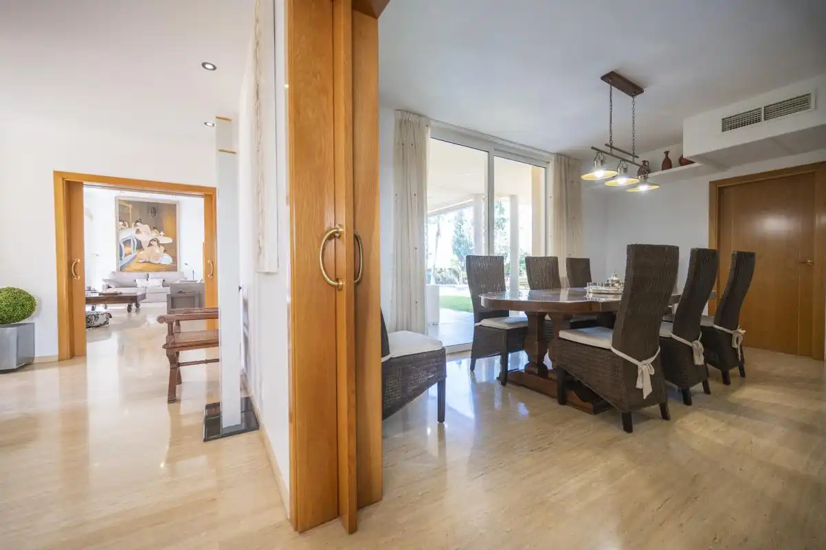 Comedor de Casa o chalet de alquiler en Sant Josep de sa Talaia con Aire acondicionado, Calefacción y Jardín privado