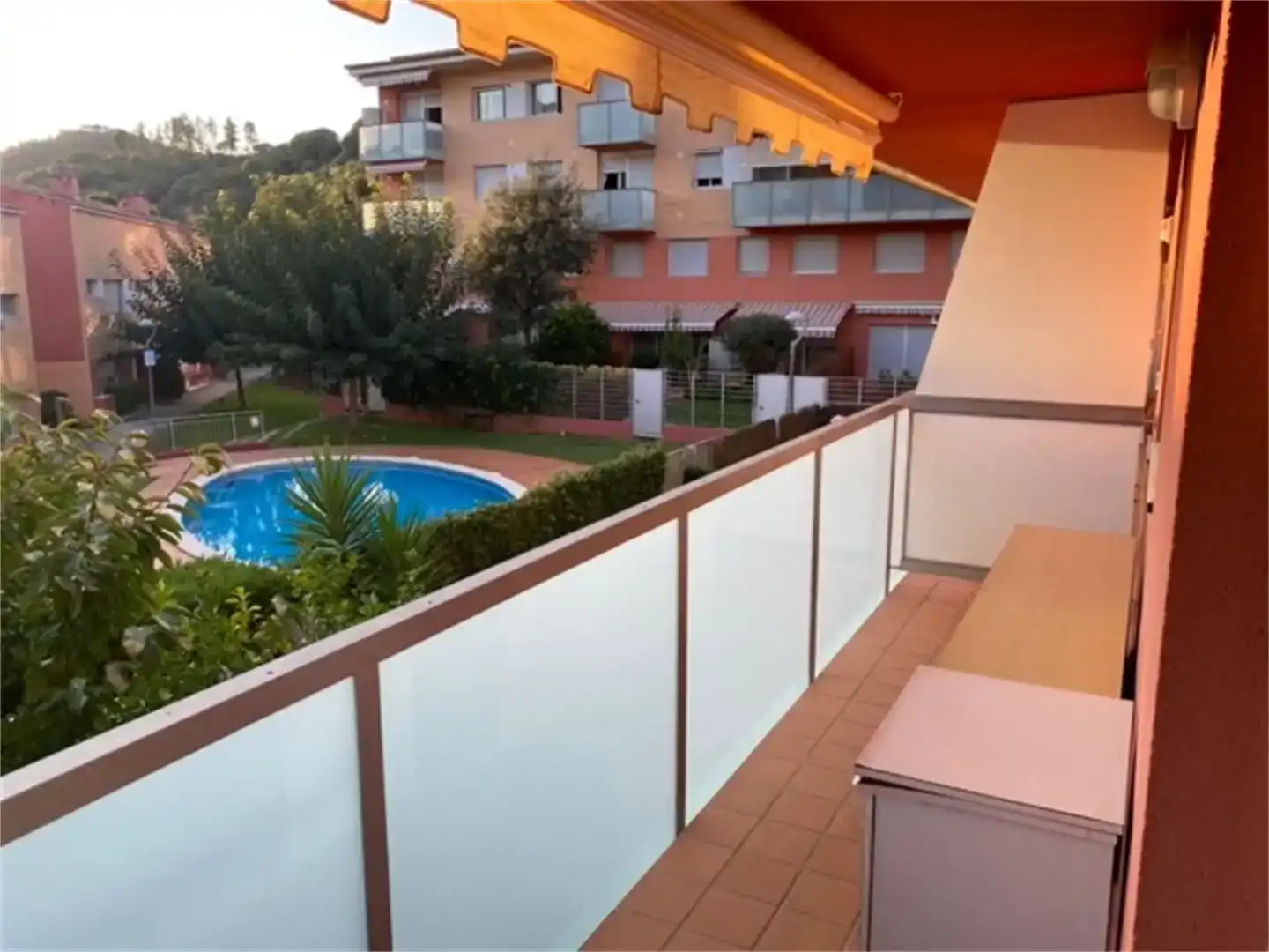 Terrassa de Dúplex en venda en Sant Cebrià de Vallalta amb Aire condicionat, Jardí privat i Piscina