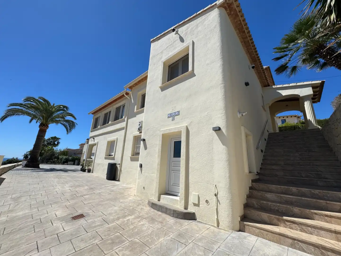 Exterior view of Houses for sale in Moraira  with Air Conditioner, Heating and Private garden