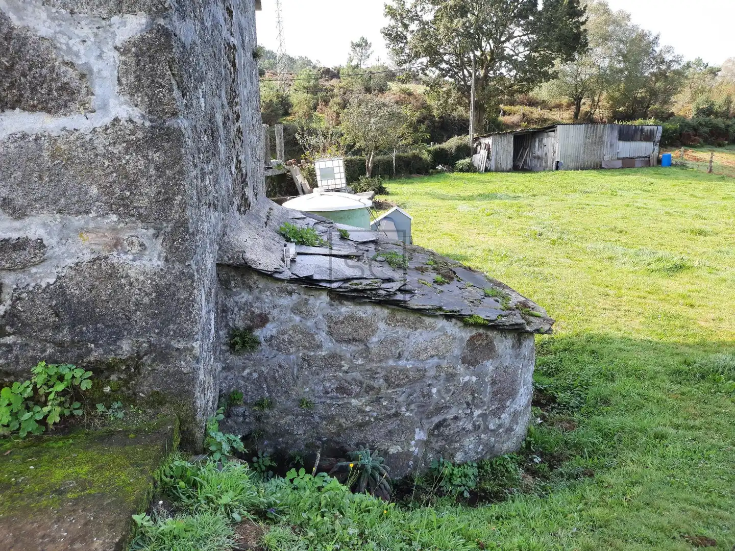 Jardí de Finca rústica en venda en As Pontes de García Rodríguez  amb Jardí privat
