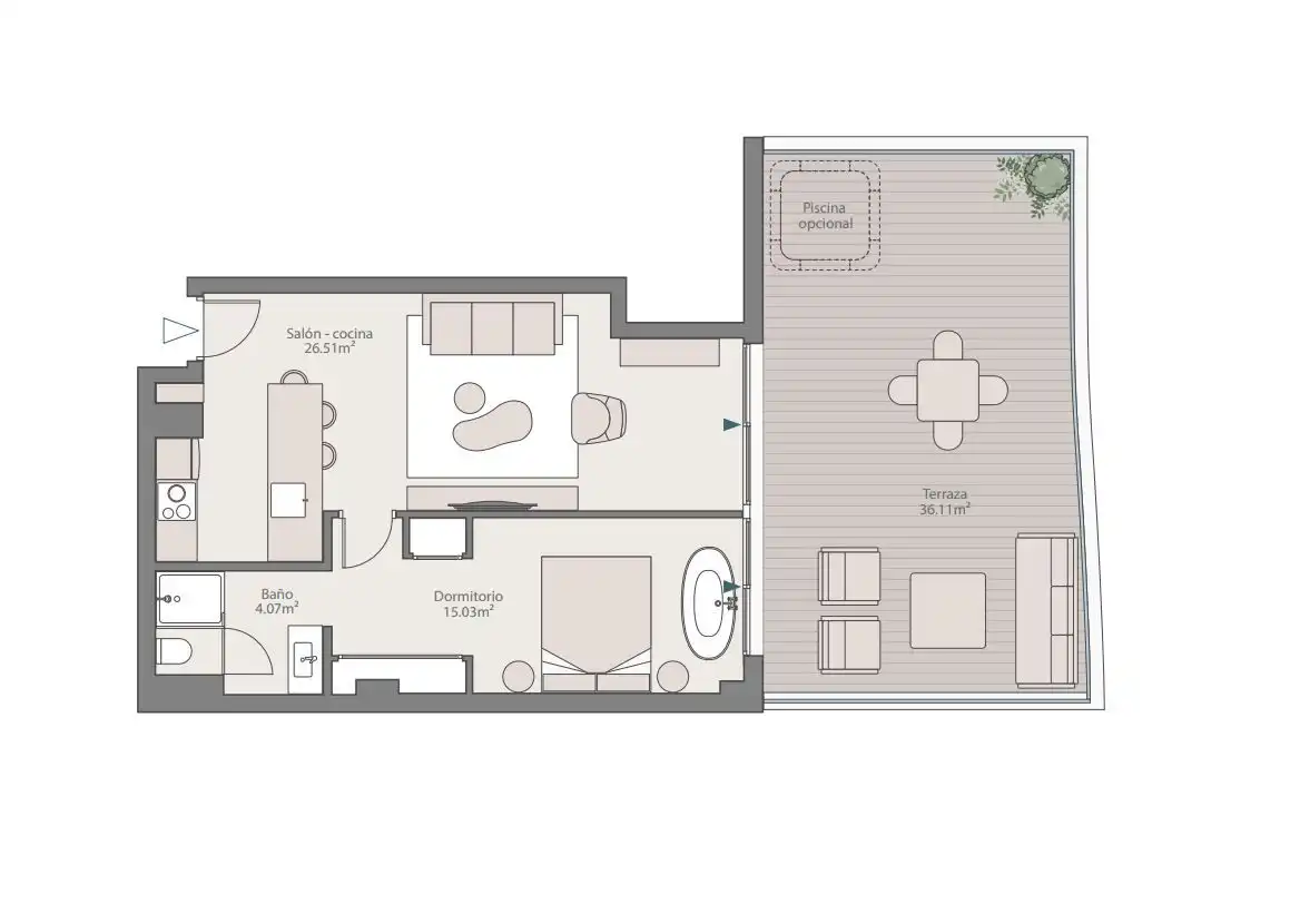 Apartament amb piscina en venda a Los Pacos, imagen 26