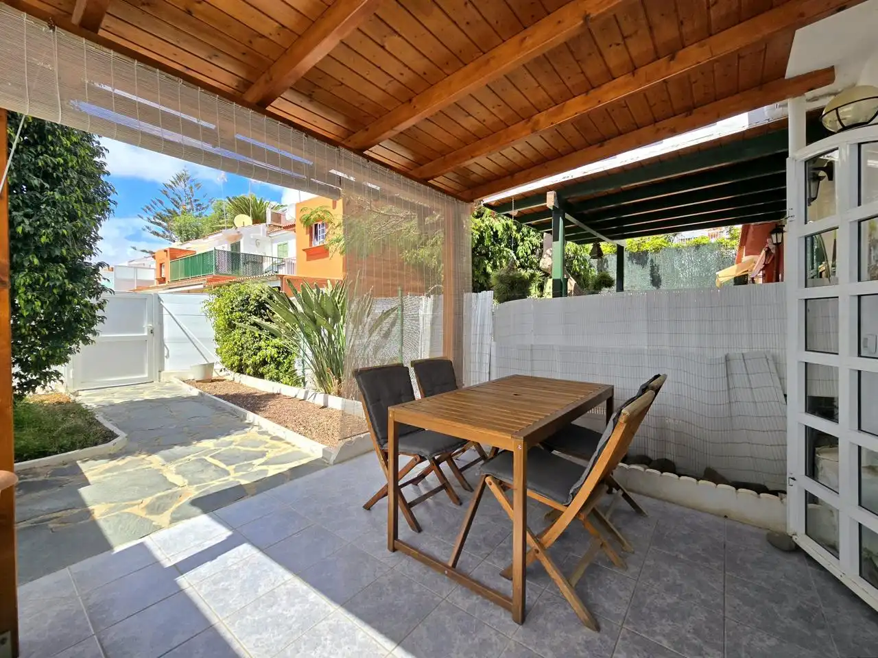 Terraza de Dúplex de alquiler en San Bartolomé de Tirajana con Terraza, Amueblado y Piscina comunitaria