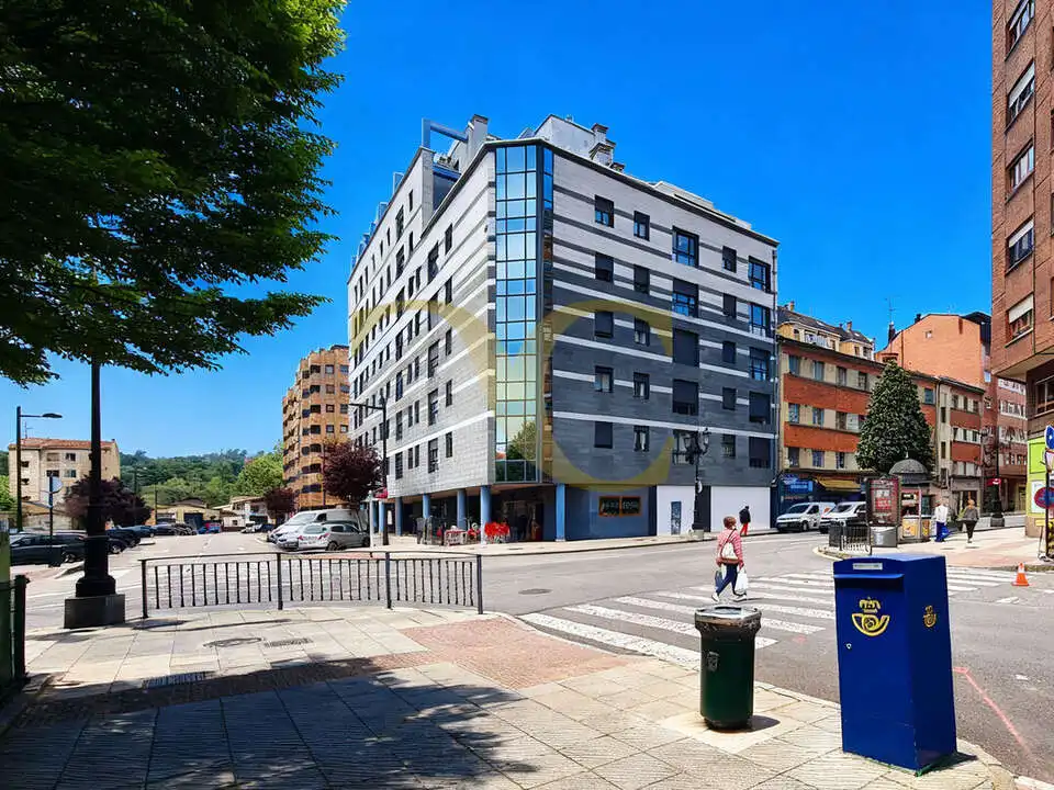 Exterior view of Flat for sale in Oviedo   with Heating, Storage room and Furnished
