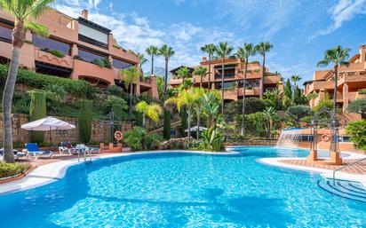 Garden of Apartment for sale in Marbella  with Air Conditioner, Terrace and Swimming Pool