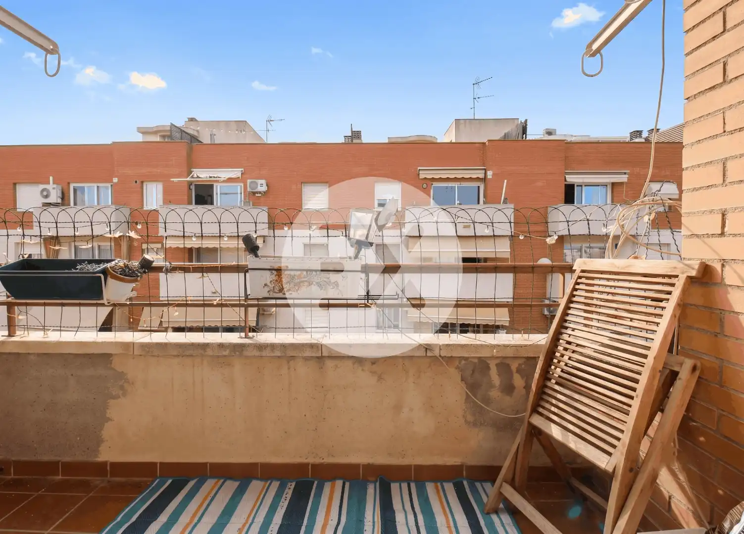 Balcony of Flat for sale in Castelldefels  with Heating, Parquet flooring and Terrace
