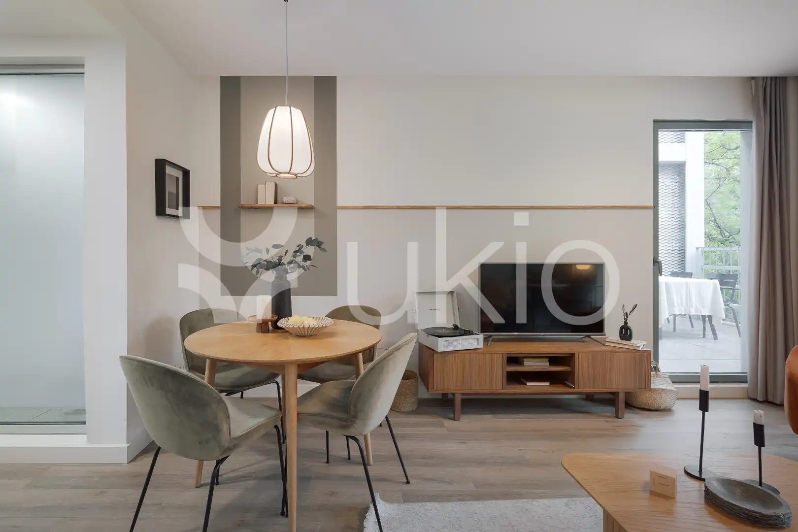 Sala d'estar de Apartament de lloguer en Madrid amb Aire condicionat, Calefacció i Terrassa