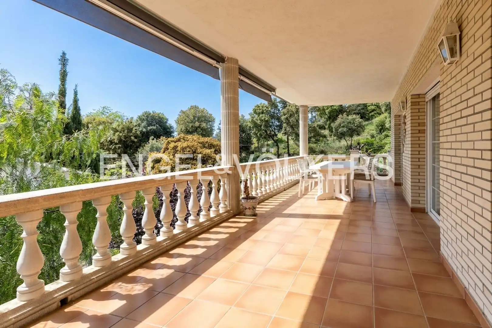Terrace of Houses for sale in Sant Cebrià de Vallalta  with Heating, Private garden and Balcony