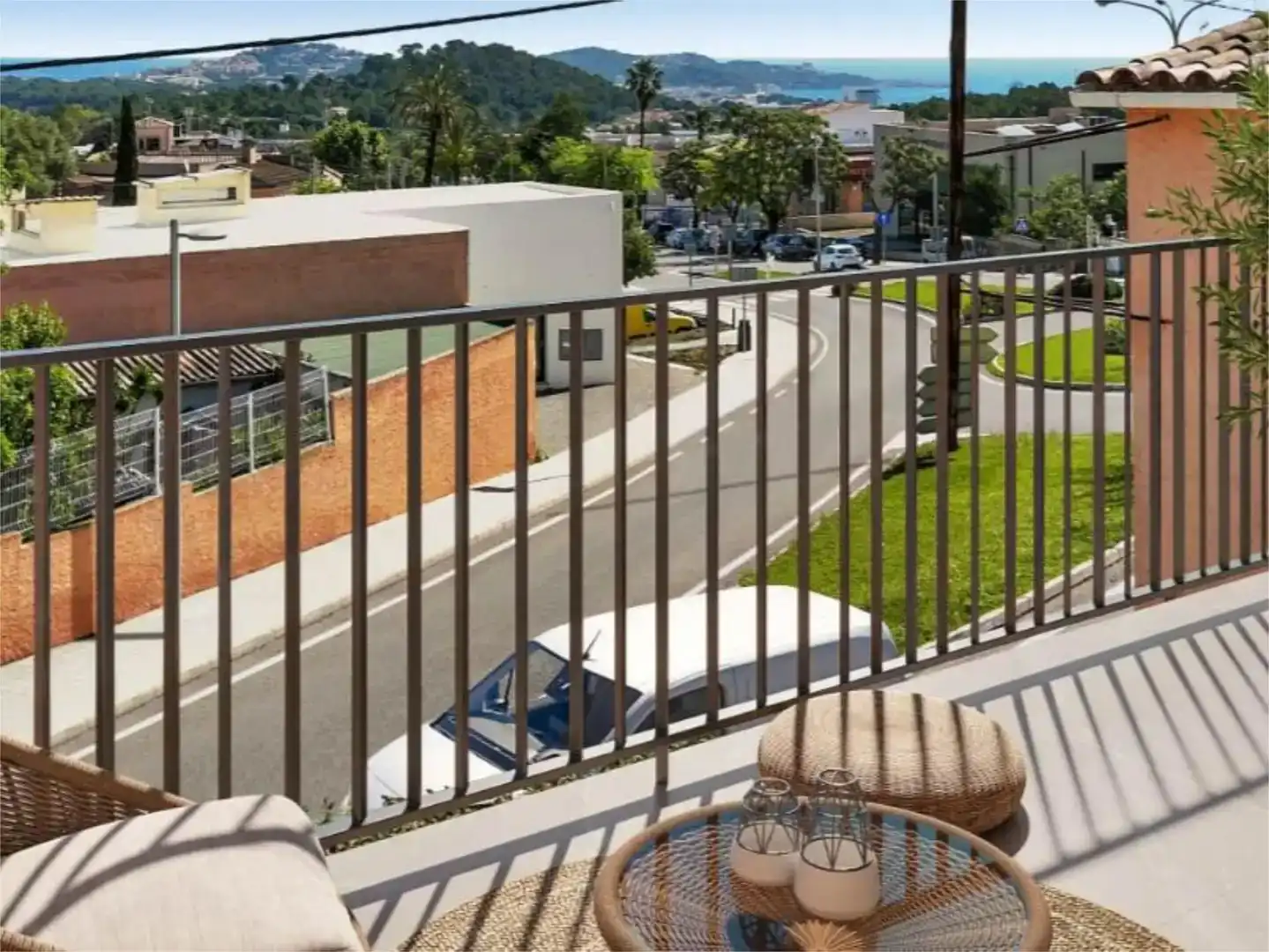 Terrasse von Wohnung zum Verkauf in Capdepera mit Klimaanlage, Schwimmbad und Balkon