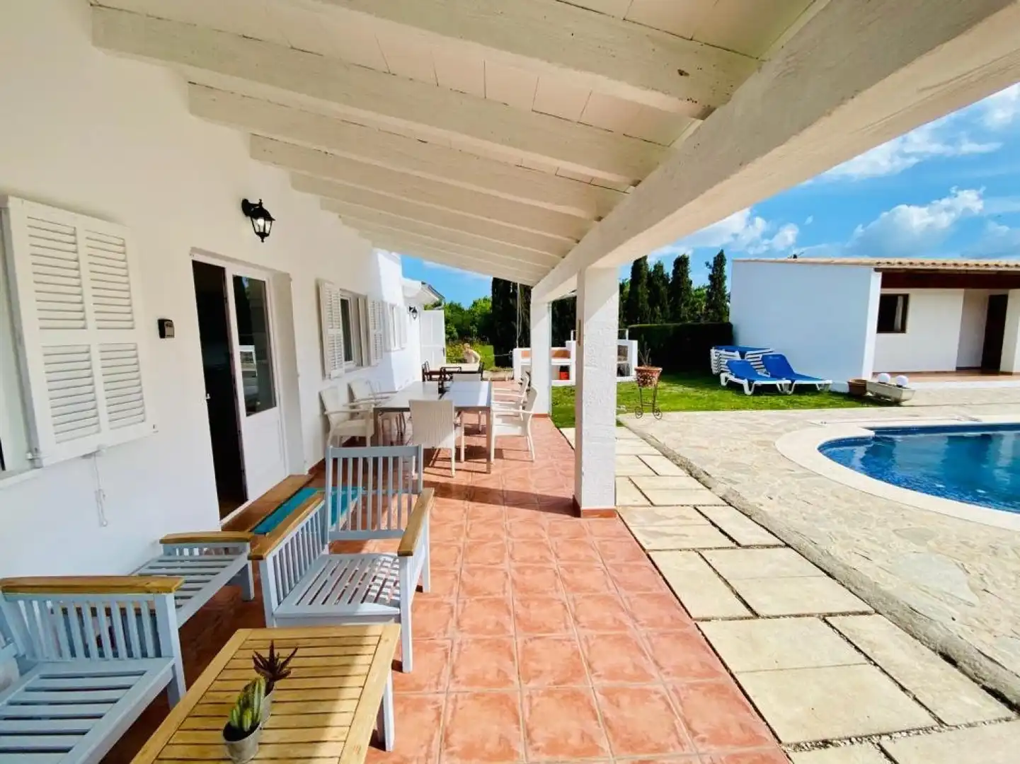 Terraza de Casa o chalet de alquiler en Sa Pobla con Aire acondicionado, Calefacción y Jardín privado