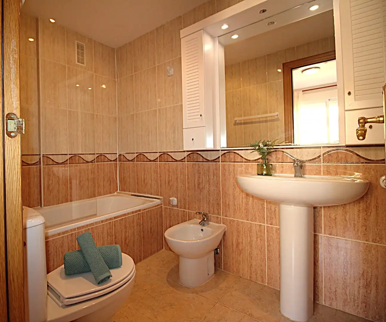 Baño de Apartamento en venta en Oropesa del Mar / Orpesa con Jardín privado, Terraza y Amueblado