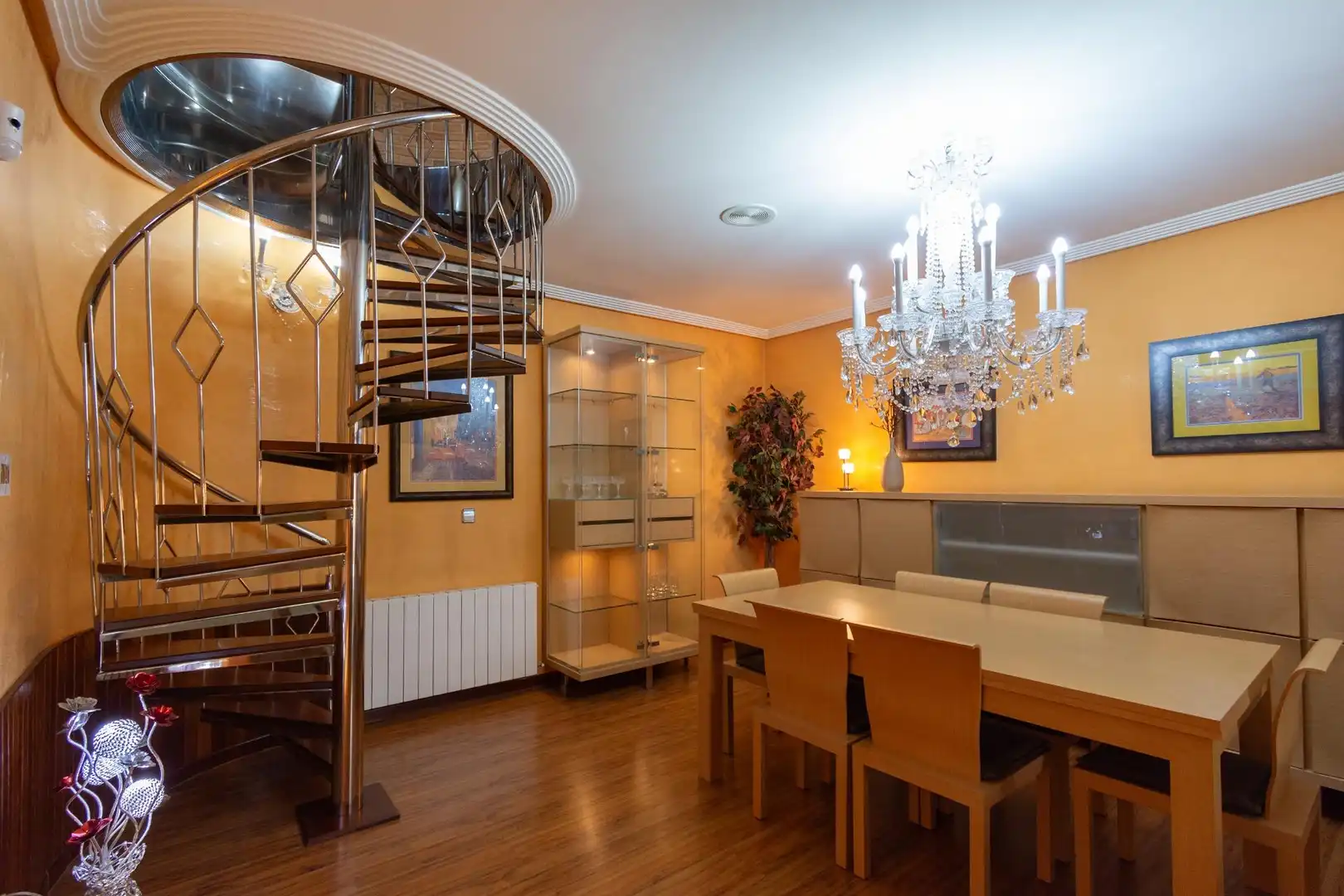 Comedor de Casa o chalet en venta en Fuente Álamo de Murcia con Aire acondicionado, Calefacción y Parquet