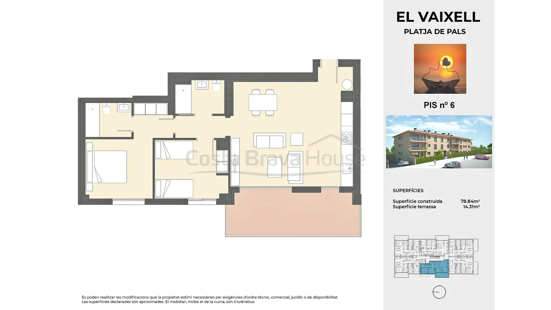 Apartment mit Pool zum Verkauf in Urbanitzacio Arenals de Mar, imagen 33